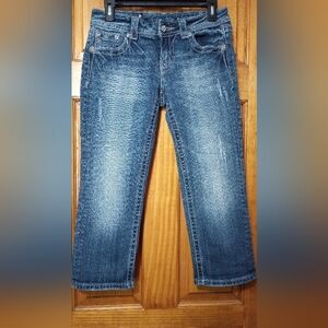 Miss Me Cuffed Capri, Size 27